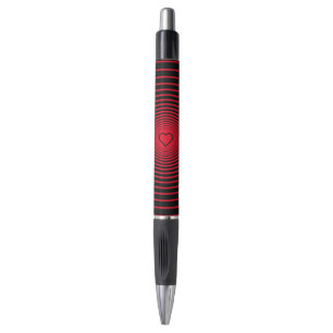 Modern Pen with Heart - Choose Colours