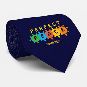 Modern PERFECT PEACE Isaiah 26:3 Tie