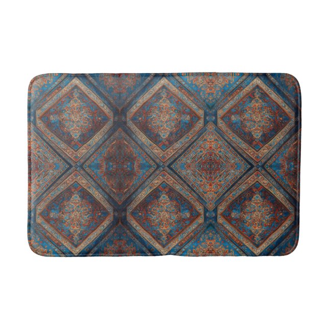 Modern Persian Beautiful Old Pattern Collection Bath Mat (Front)