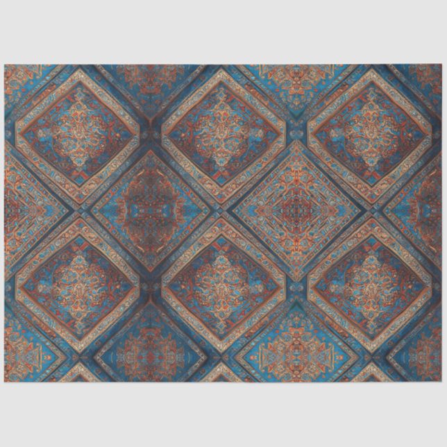 Modern Persian Beautiful Old Pattern Collection Tissue Paper (Front)