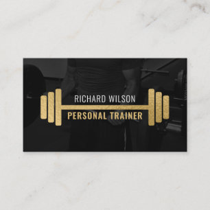Modern Personal Trainer Business Card