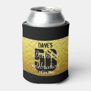 Modern Personalised 50th Any Age Birthday Party Can Cooler