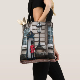 Modern Personalised London United Kingdom Tote Bag