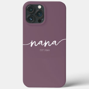 Modern Personalize Grandmother Mother's Day Gift iPhone 13 Pro Max Case