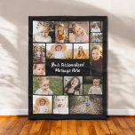 Modern Personalized 16 Photo Collage Custom Colour Fleece Blanket<br><div class="desc">The Modern Personalized 16 Photo Collage Custom Colour Fleece Blanket offers a unique way to celebrate memories. Featuring 16 of your favourite photos arranged in a stylish collage, this blanket adds a personal touch to your home decor. You can customize the background colour to match your style, making it a...</div>