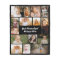 Modern Personalized 16 Photo Collage Custom Colour