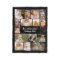 Modern Personalized 16 Photo Collage Custom Colour