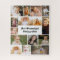 Modern Personalized 16 Photo Collage Custom Colour
