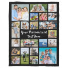 Modern Personalized 21 Photo Collage Custom Colour