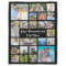 Modern Personalized 21 Photo Collage Custom Colour