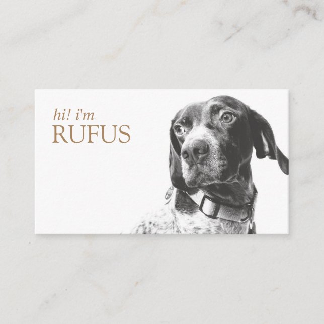 Modern Personalized Add Your Photo QR Code Busines Business Card (Front)