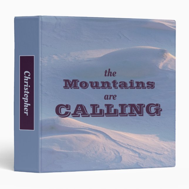 Modern Personalized All-Purpose Photo Binder (Front/Spine)