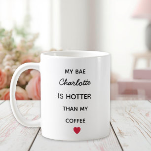 Modern Personalized Bae Coffee Mug