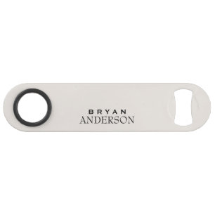 Modern Personalized  Bar Key