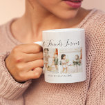 Modern Personalized Best Friends Forever | 2 Photo Coffee Mug<br><div class="desc">Ths stylish modern 2 photo mug is the perfect gift for your best friend. The mug features the text 'BEST FRIENDS FOREVER AND THEIR NAMES', plus 2 of your favorite family pictures. The text is all easily edited and the font styles, sizes and colors can be changed by clicking on...</div>