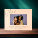 Modern Personalized Besties Photo Etched Frames<br><div class="desc">Capture moments that last forever with our 'Modern Personalized Besties Photo Etched Frame'. This isn't just a regular frame, it's a keepsake of your cherished friendship. Tailored uniquely for you, it makes an ideal home for your prized memories. Expect more than a chic design, it's a thoughtful commemoration of significant...</div>