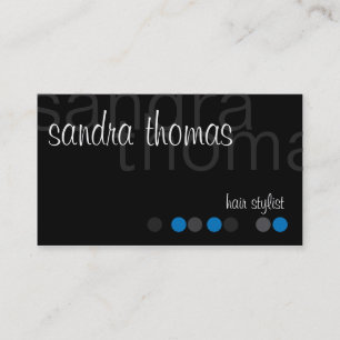 Modern Personalized - Blue Business Card