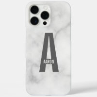 Modern Personalized Bold Monogram and Name