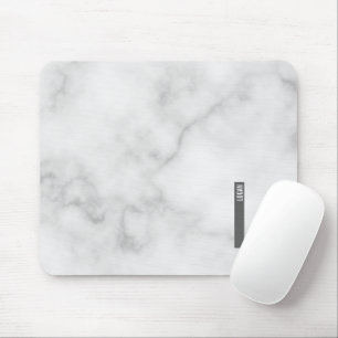 Modern Personalized Bold Monogram and Name Mouse Pad