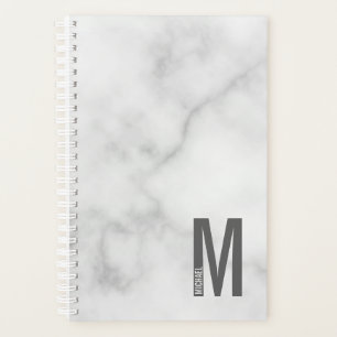 Modern Personalized Bold Monogram and Name Planner