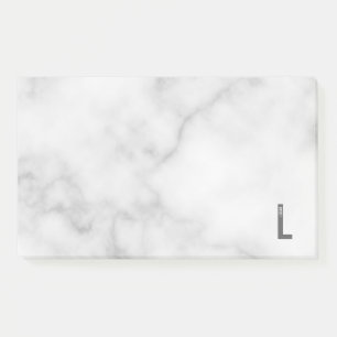 Modern Personalized Bold Monogram and Name Post-it Notes