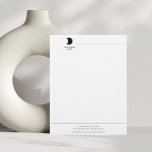Modern Personalized Business with Logo Letterhead<br><div class="desc">Make a great impression on your clients with this modern personalized business stationery set featuring your unique logo. Show off you brand and stay organized with matching letterhead,  envelopes and notecards all printed in beautiful full-colour design!</div>