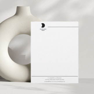 Modern Personalized Business with Logo Letterhead