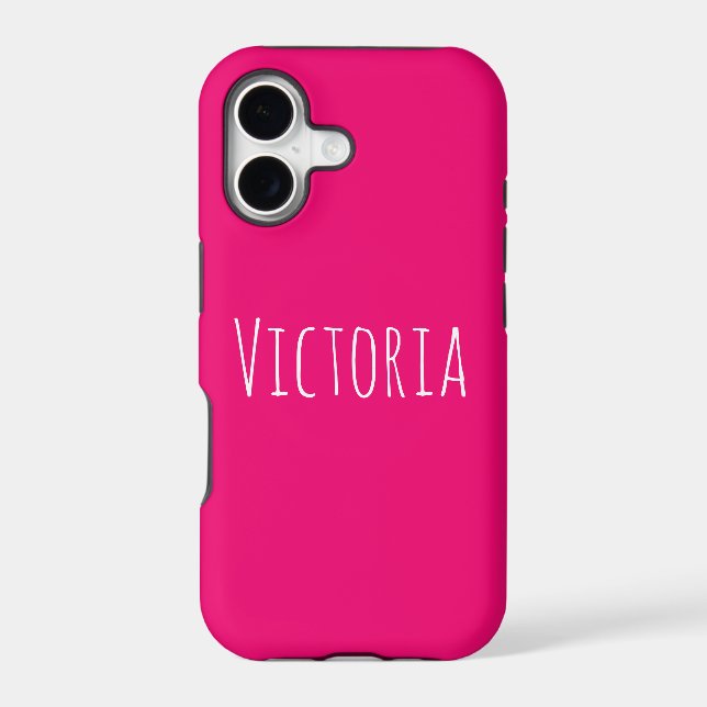 Modern Personalized Custom Pink (Back)