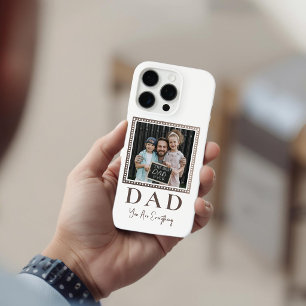 Modern Personalized Dad Photo iPhone 16 Pro Case