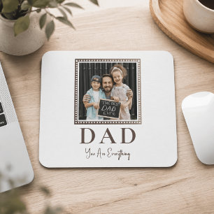 Modern Personalized Dad Photo Mouse Pad