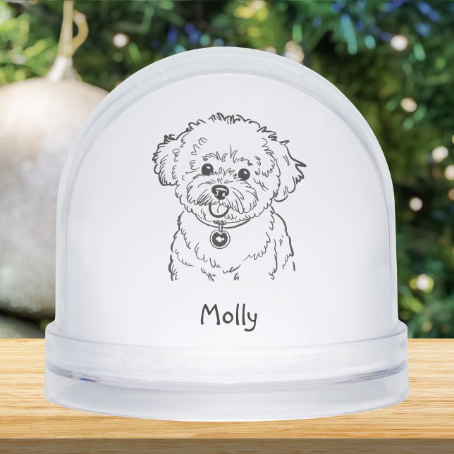 Modern Personalized Dog Christmas (Créateur téléchargé)