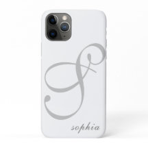 Modern Personalized Elegant Name Alphabet  