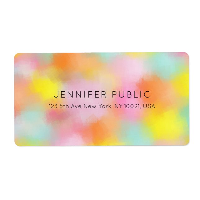 Modern Personalized Elegant Trendy Template (Front)