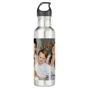 Modern Personalized Family Photo Custom Keepsake 710 Ml Water Bottle