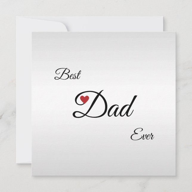 Modern Personalized Father's Day Greeting (Front)