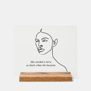 Modern Personalized Girly Gifts  Acrylic Sign