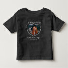 Modern Personalized Heart Photo Memorial T-Shirt