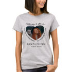 Modern Personalized Heart Photo Memorial