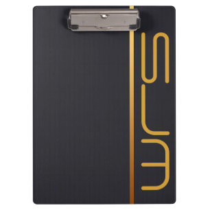 Modern Personalized Large Monogram Clipboard