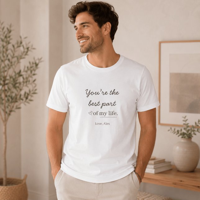 Modern Personalized Love Quote T-Shirt (Creator Uploaded)