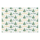 Modern Personalized Merry Christmas Tree Script