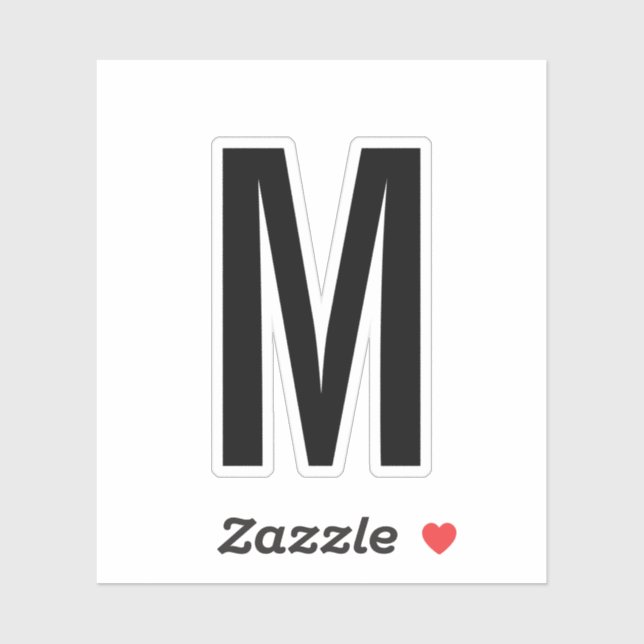 Modern Personalized Monogram (Sheet)