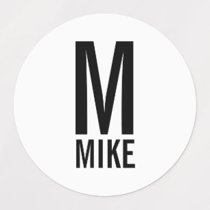 Modern Personalized Monogram and Name