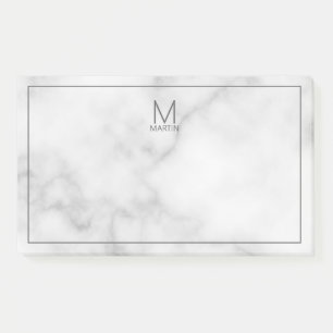 Modern Personalized Monogram and Name Notepad