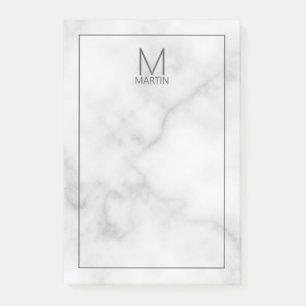 Modern Personalized Monogram and Name Notepad