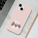 Modern Personalized Monogram and Name Pastel Pink iPhone 15 Case<br><div class="desc">Introducing our Modern Personalized Monogram and Name Pastel Pink Throw Pillow, a chic addition to your home decor. This throw pillow features a contemporary design in soft pastel pink, persAdd a touch of personalized elegance to your phone with the Modern Personalized Monogram and Name Pastel Pink iPhone 15 Case. This...</div>