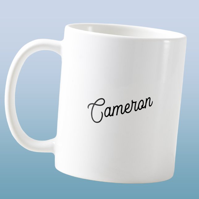 Modern Personalized Name Coffee Mug (Creator Uploaded)