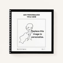 Modern Personalized Name Monogram Kids Art