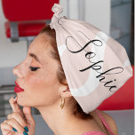 Modern Personalized Name Monogram Pastel Pink Bandana<br><div class="desc">Modern Personalized Name Monogram Pastel Pink</div>