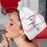 Modern Personalized Name Monogram Pink Bandana<br><div class="desc">Modern Personalized Name Monogram Pink</div>
